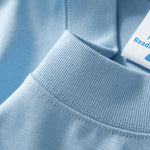 Solid Color Crew Neck Basic Tee 7.2oz