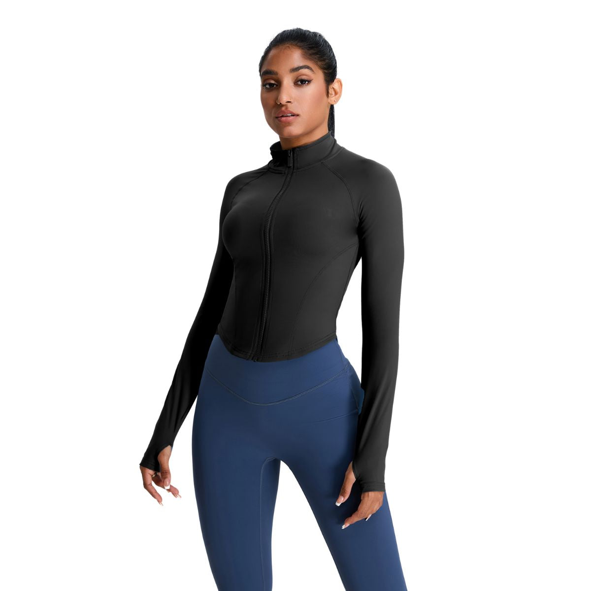 Women's Curved Hem Full-Zip Jacket