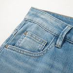 Risen Jeans Wide-Leg Rose-Embroidered Cut-Outs Jeans