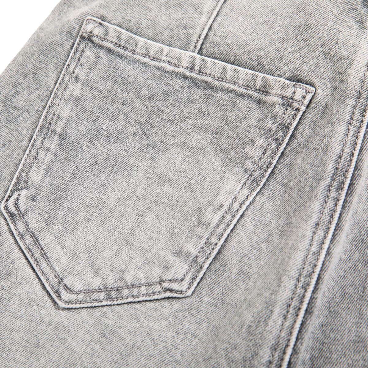 Risen Jeans Beaded-Embroidered Floral Cut-Out Ankle Jeans