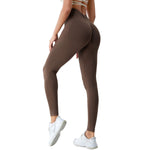 V-Seam Back Butt-Lifting Leggings