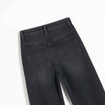 Risen Jeans Pearl-Embellished Floral Embroidered Cut-Out Jeans