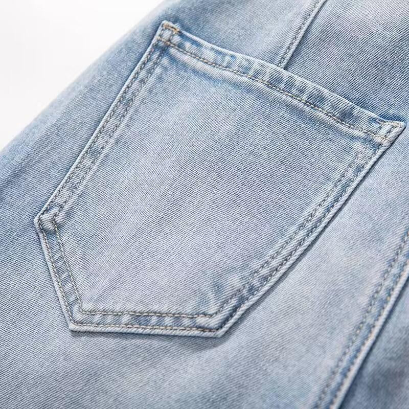 Risen Jeans Lightweight Embroidered Cut-Out Bootcut Jeans