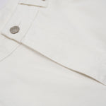 White Baggy Bermuda Denim Shorts