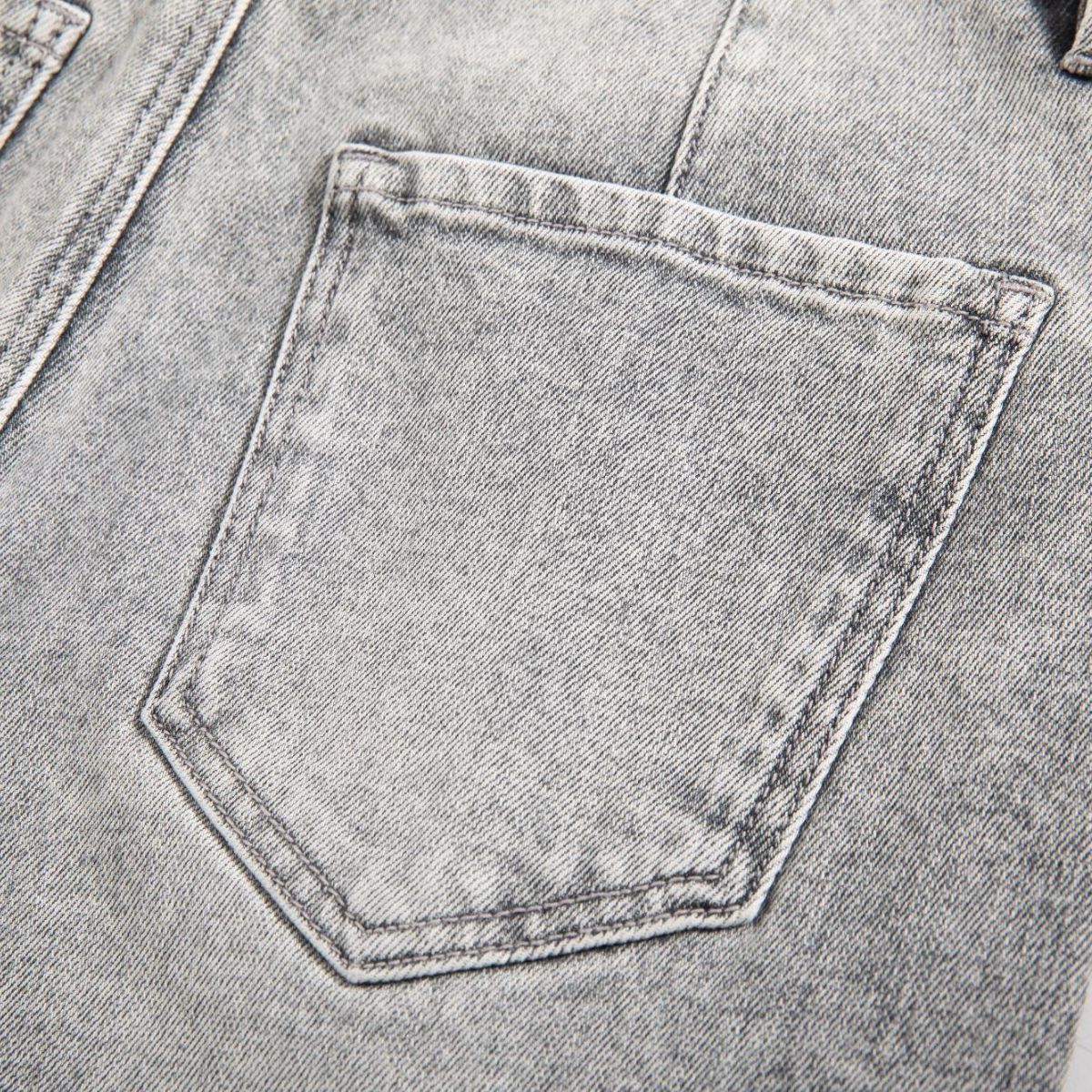 Risen Jeans Beaded-Embroidered Floral Cut-Out Ankle Jeans