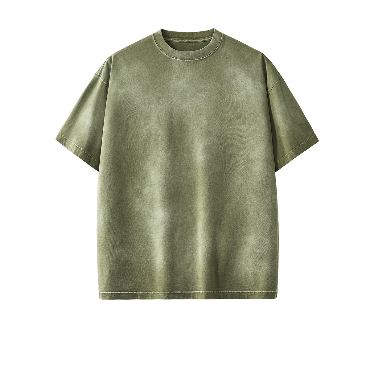 Camiseta holgada de algodón pintado de 8.4 oz