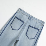 Risen Jeans Lightweight Rhinestone & Embroidered Cut-Out Jeans