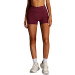 Solid Color Crossover Yoga Shorts