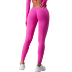 Solid Color V Waist Yoga Leggings