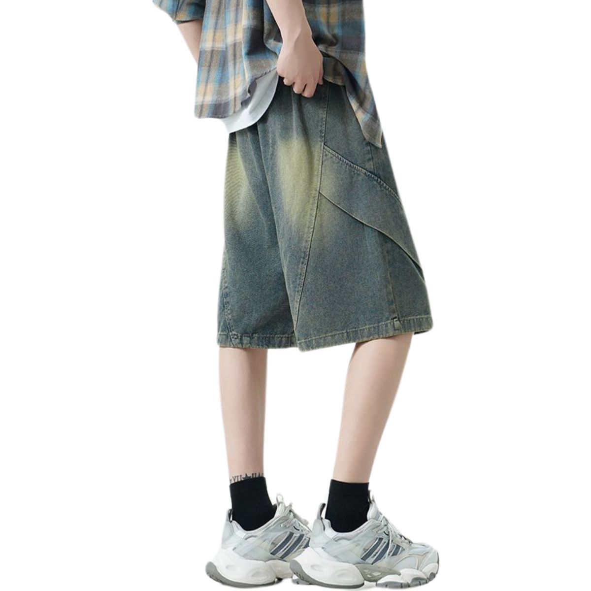 Bermudas vaqueras lavadas vintage