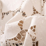 Risen Jeans High-Rise Embroidery Cut-Out Wide-Leg Jeans