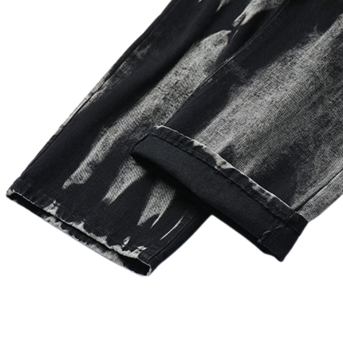 Smoke Rise Y2K Tie-Dye Straight Leg Jeans