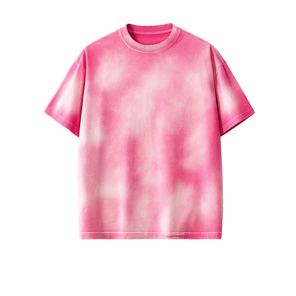 Camiseta holgada de algodón pintado de 8.4 oz