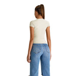 Square-Neck Quick-Dry Slim-Fit Tee