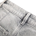 Risen Jeans Beaded-Embroidered Floral Cut-Out Ankle Jeans