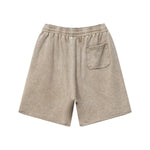 Raw Edge Patchwork Shorts