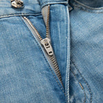 Risen Jeans Wide-Leg Rose-Embroidered Cut-Outs Jeans