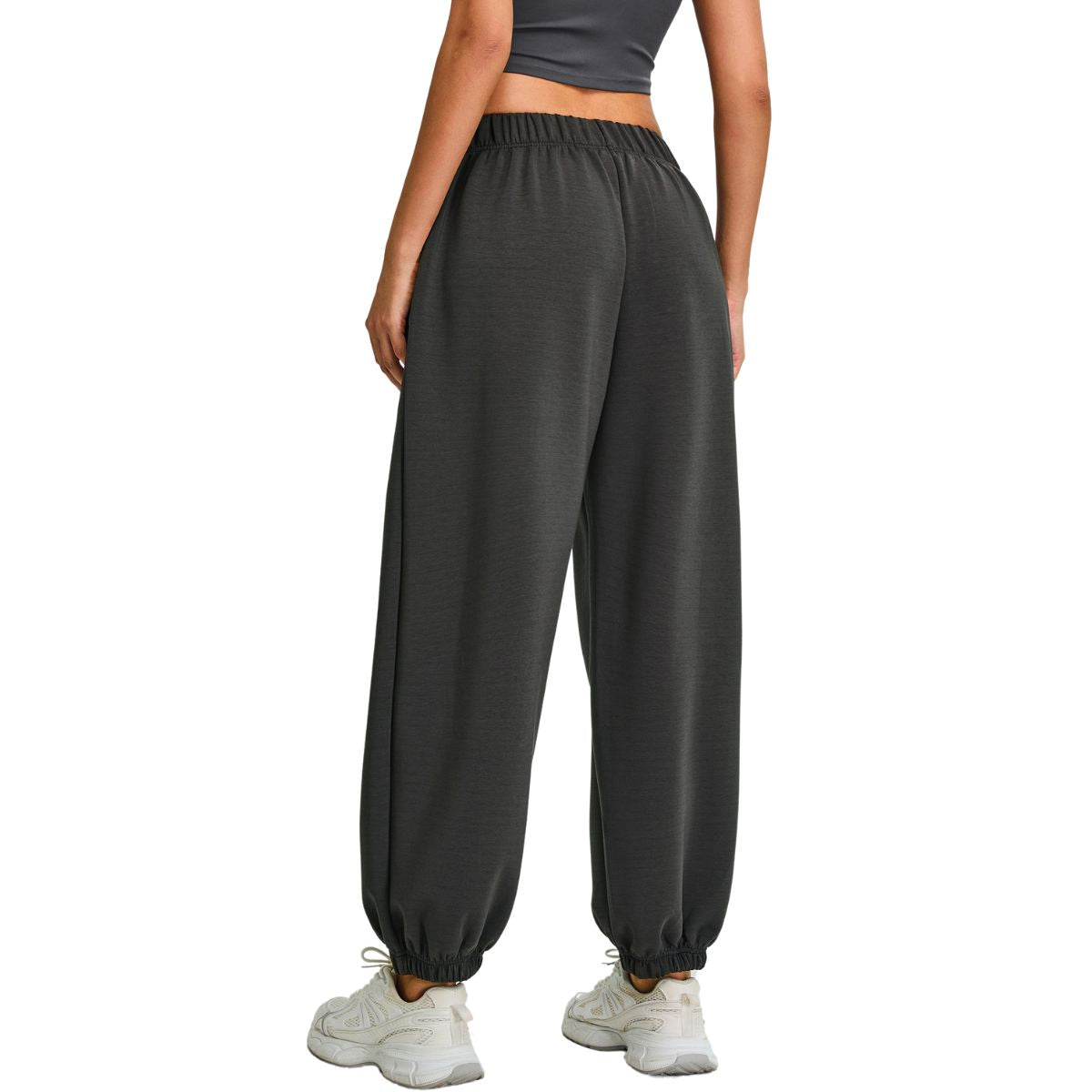 Solid Color Relaxed Fit Joggers