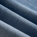 Embroidered Patchwork Cut-Out Denim Skirt