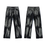 Smoke Rise Y2K Tie-Dye Straight Leg Jeans