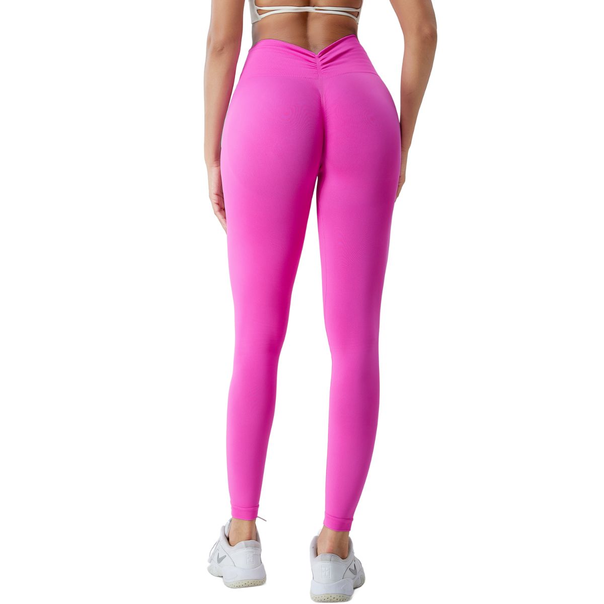 V-Seam Back Butt-Lifting Leggings