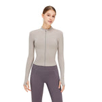 Tailored Fit Thumbhole Full-Zip Jacket