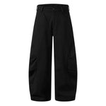Unisex Summer Barrel Leg Cotton Trousers