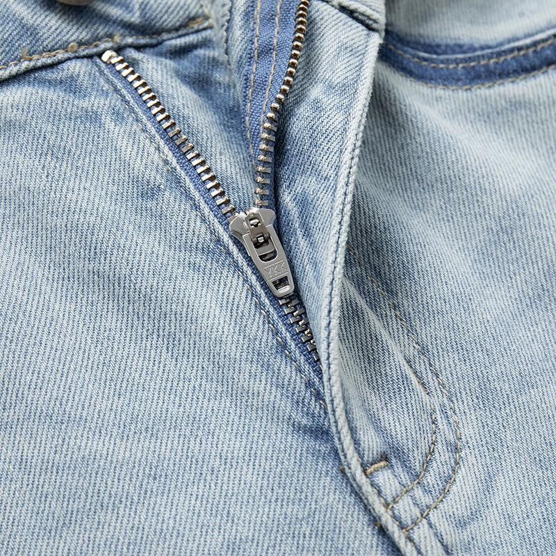 Risen Jeans Lightweight Rhinestone & Embroidered Cut-Out Jeans