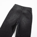 Risen Jeans Rhinestone & Rope Embroidery Straight Leg Jeans