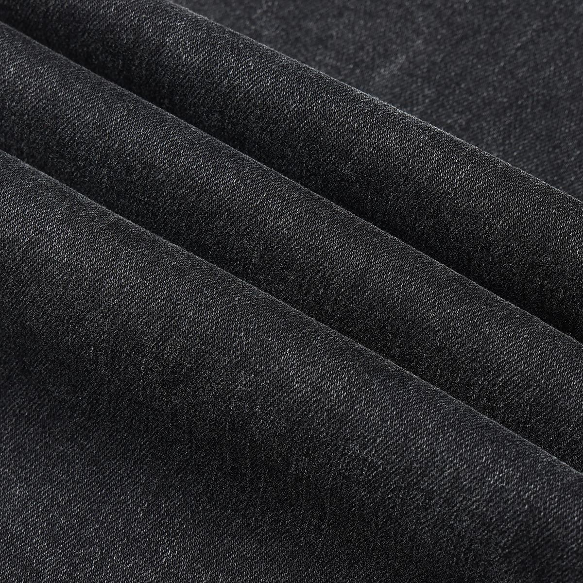 Risen Jeans Sequined & Beaded Floral Embroidery Tapered Ankle Jeans