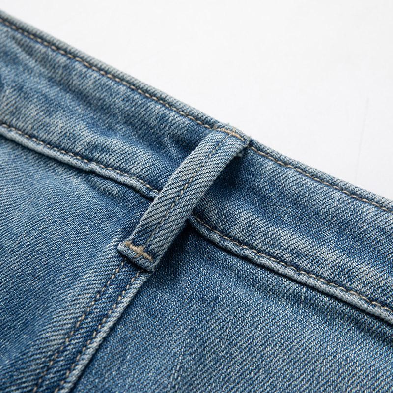 Risen Jeans Pearl-Embellished Embroidered Patchwork Cut-Out Jeans