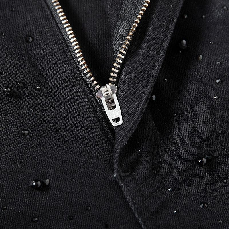 Risen Jeans Patchwork Floral-Embroidered Sequined Bootcut Jeans