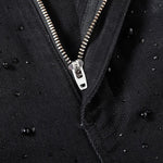 Risen Jeans Patchwork Floral-Embroidered Sequined Bootcut Jeans