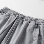 Distressed Patchwork Raw Edge Shorts