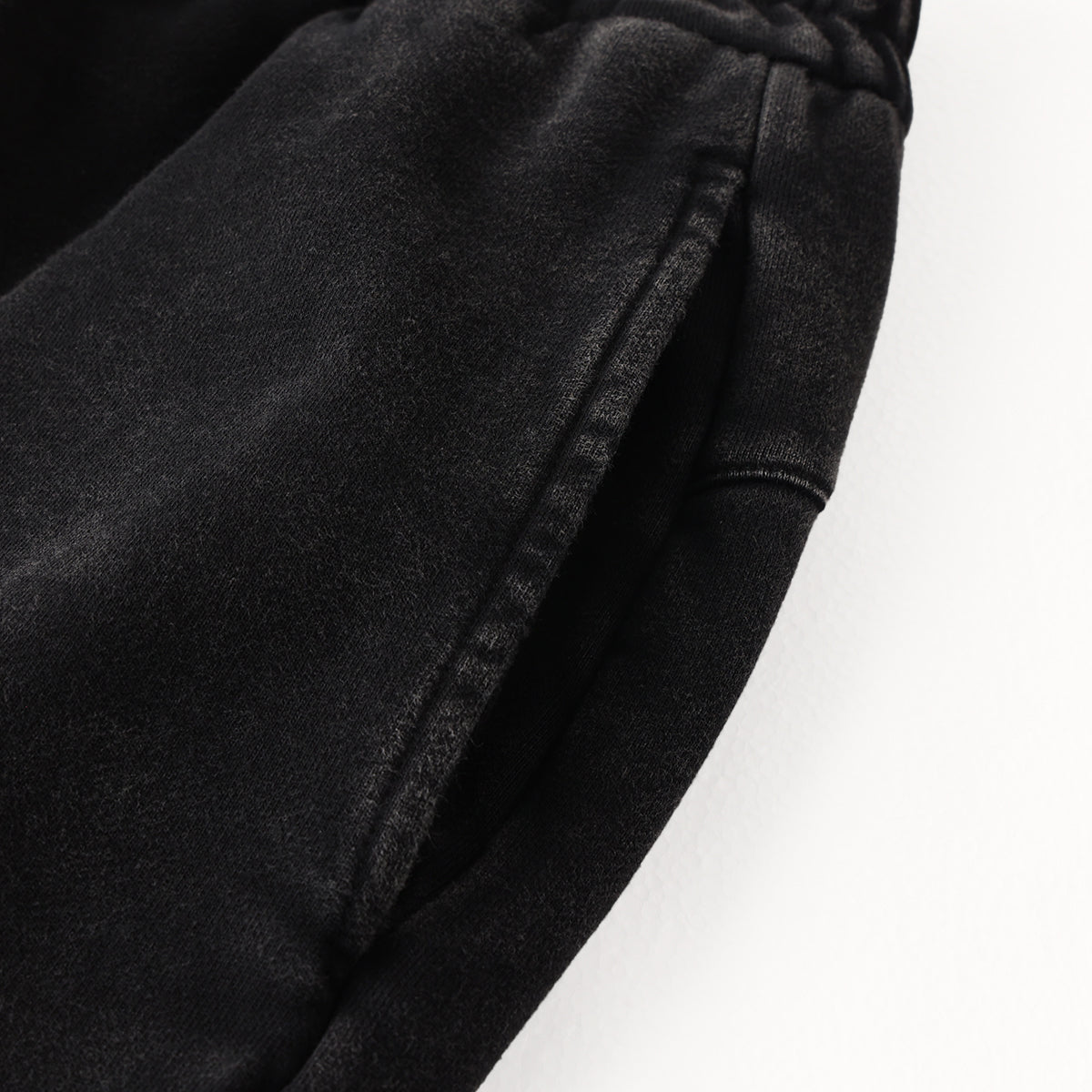 Vintage Wash Distressed Barrel Leg Pants