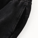 Vintage Wash Distressed Barrel Leg Pants