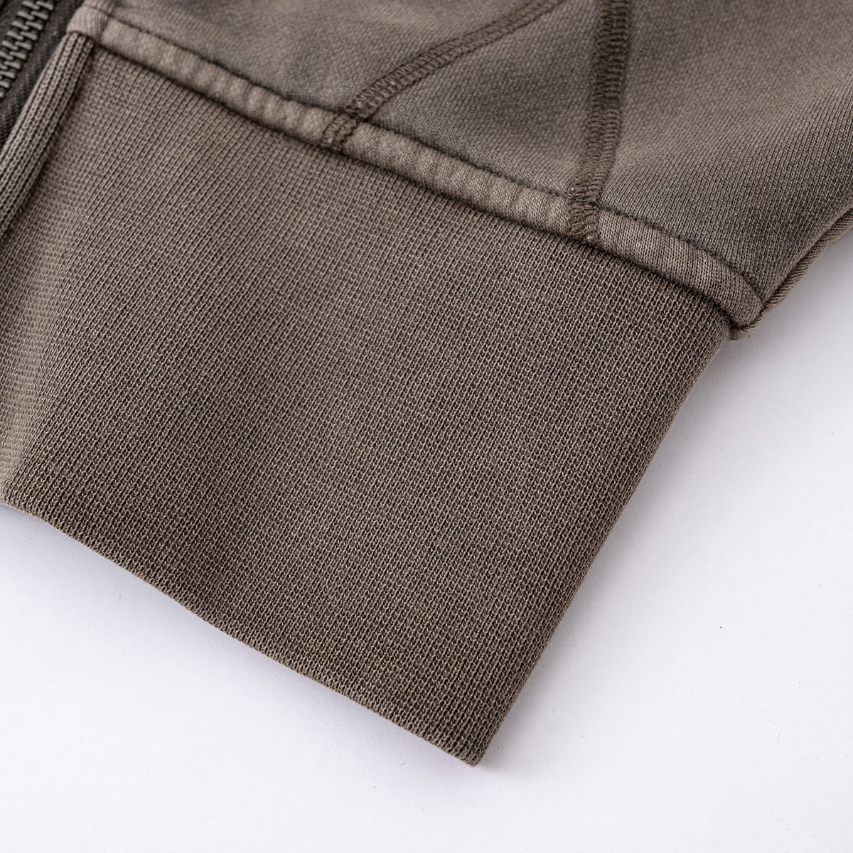 Detachable Hood Double Slider Fleece Hoodie