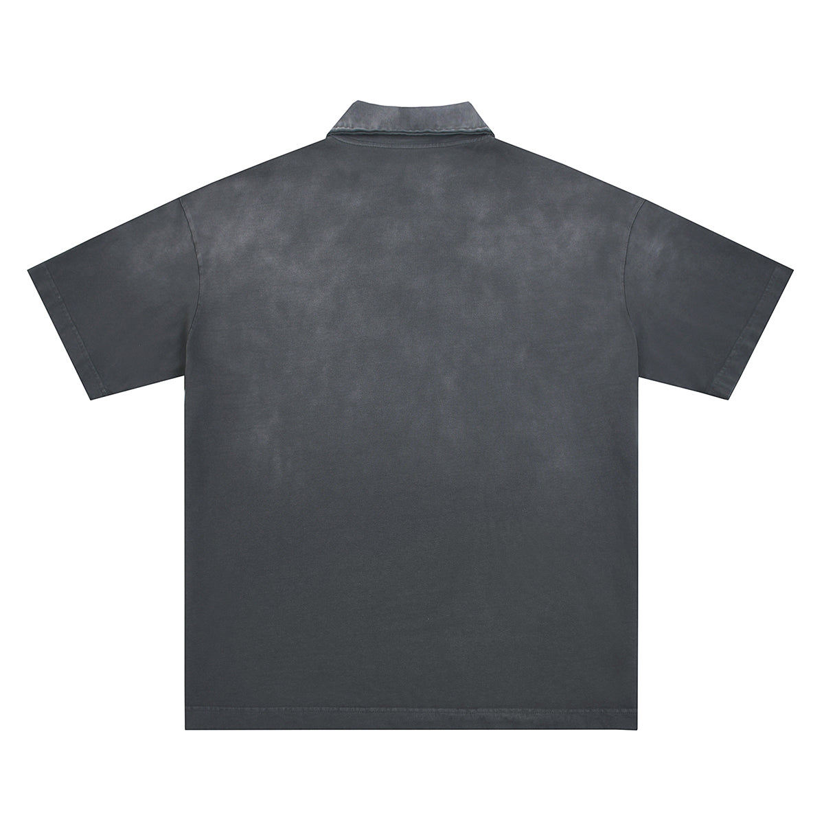 Gradient-Fade Cotton Polo Shirt 9.3oz