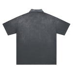 Gradient-Fade Cotton Polo Shirt 9.3oz