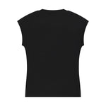 Classic Scoop-Neck Ribbed Sleeveless Top 250gsm