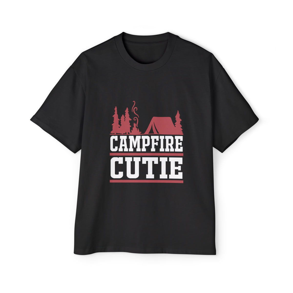 Campfire Cutie Graphic Tee-INNBLAC Fashion Apparel