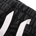 Stone-Washed Raw-Edge Sweat Shorts