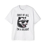 FIRST OF ALL I'M A DELIGHT Graphic Tee-INNBLAC Fashion Apparel