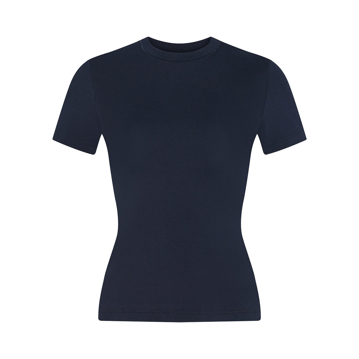 Structured Shoulder Slim Fit High-Stretch Short Sleeve
