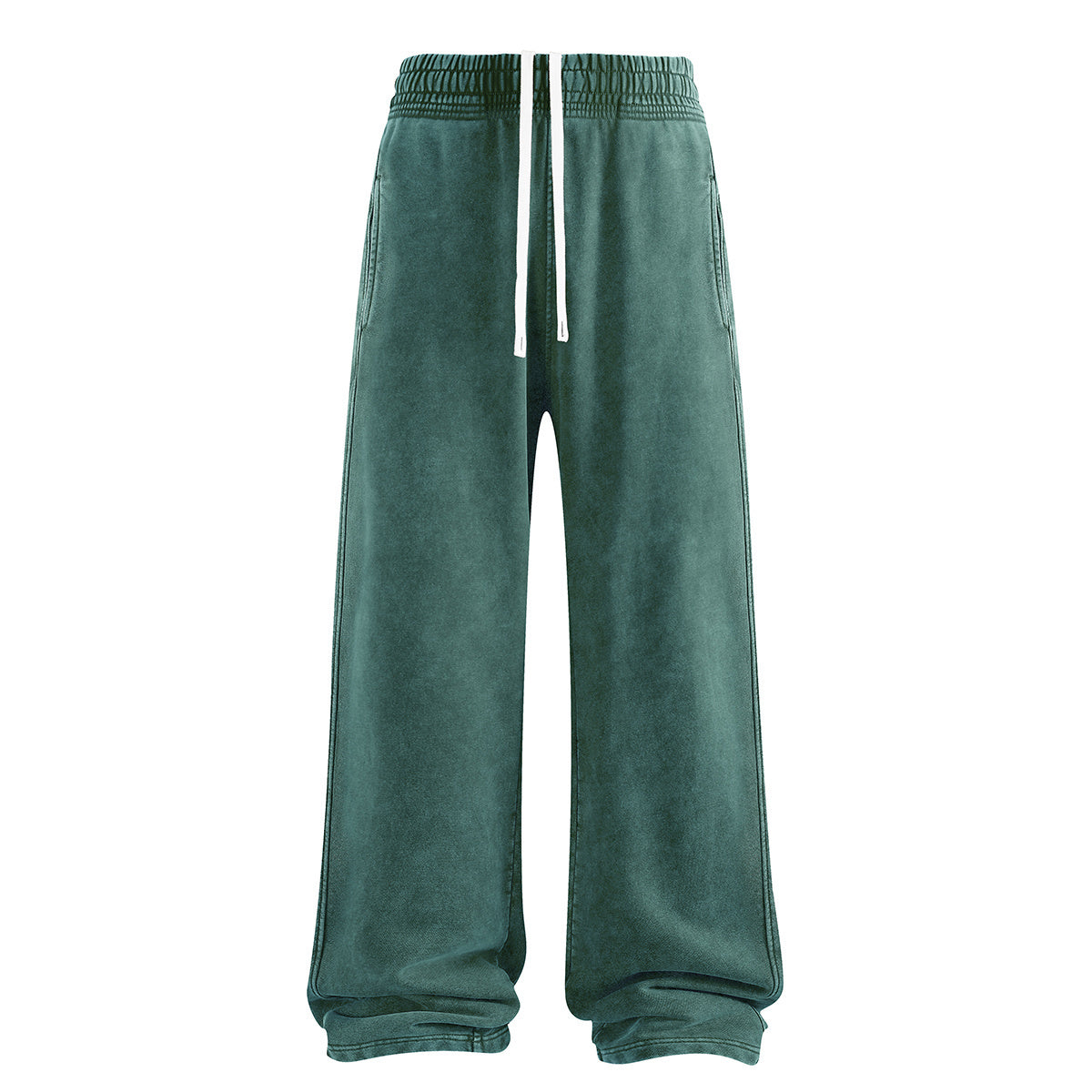 Sweatpants Washed Wide-Leg Vintage Streetwear Joggers