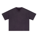 Oversized Vintage Wash Cotton Tee Shirt