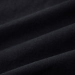 Camiseta sin mangas de algodón lavado negro de 8.25 oz