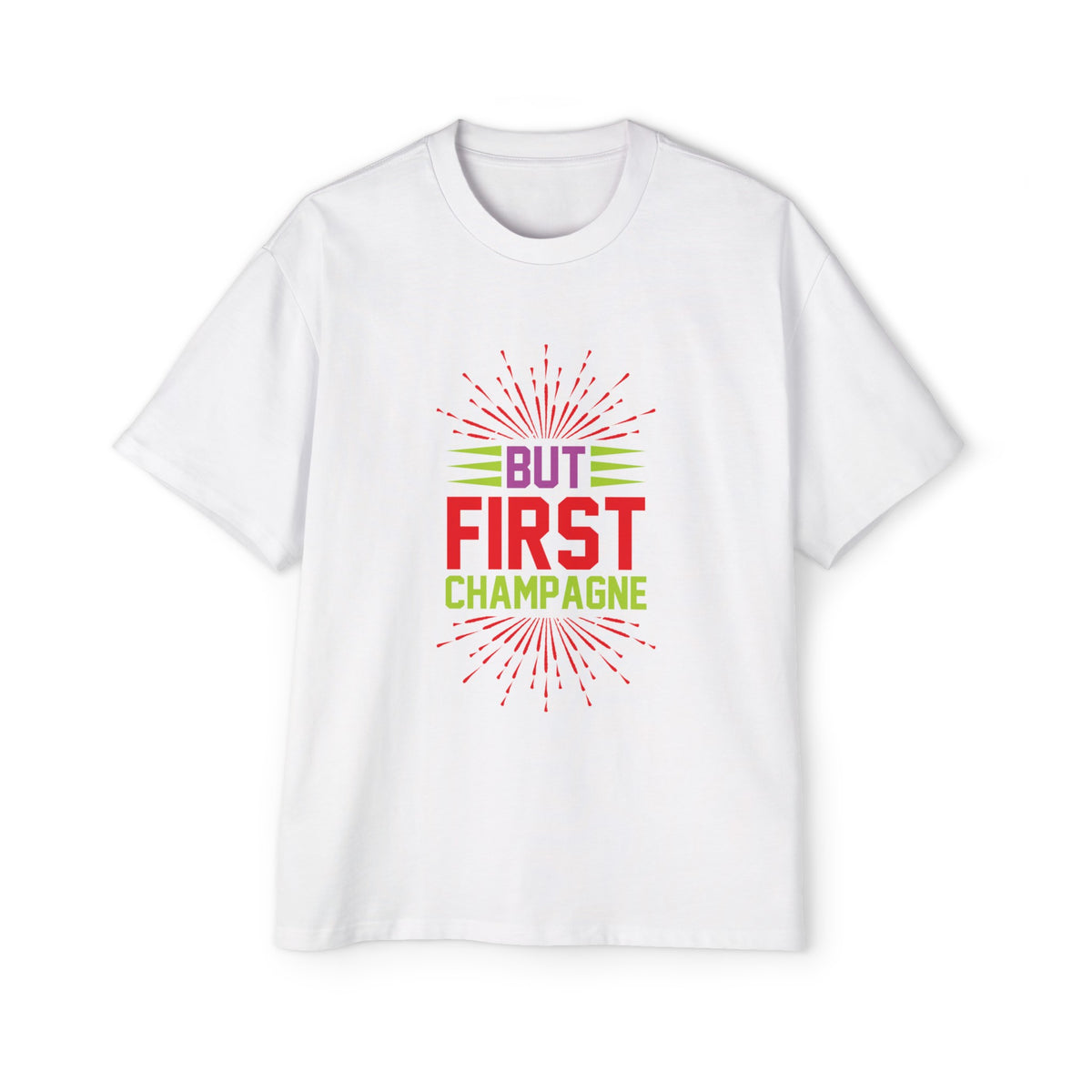 BUT FIRST CHAMPAGNE Graphic Tee-INNBLAC Fashion Apparel