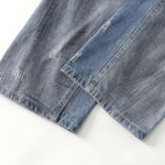 Paint Splatter Distressed Baggy Denim Pants
