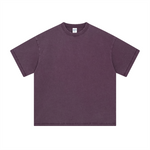 Loose Fit Distressed Cotton Tee 8oz